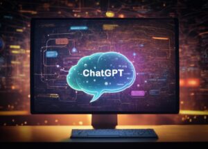 ChatGPT AI on computer