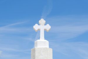 White Smoke on a Cross
