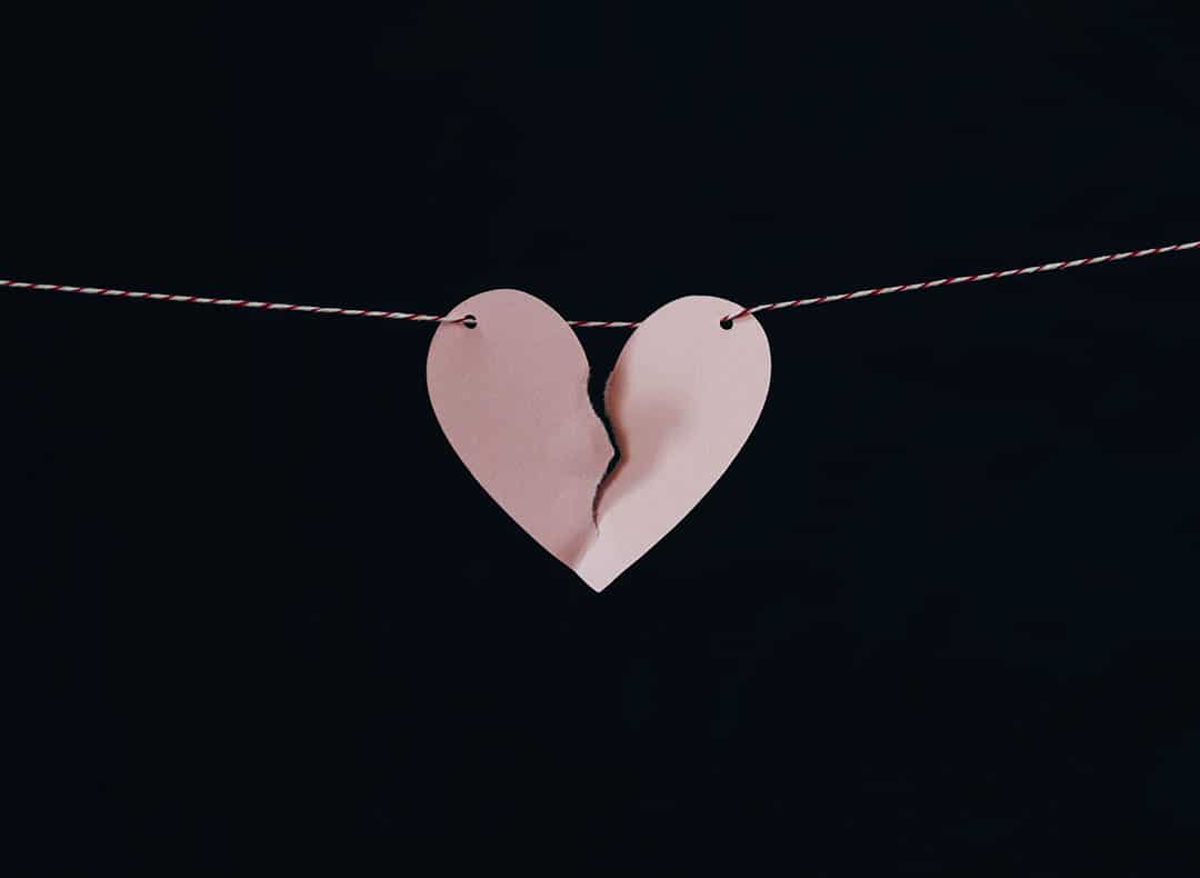 Hanging Broken Paper Heart | Estate Lawyer | Myatt & Bell