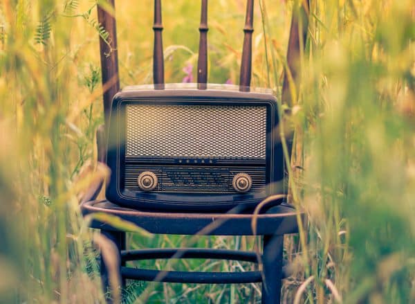 Old School Radio Placed Atop A Chair | Elder Law Lawyer | Myatt & Bell