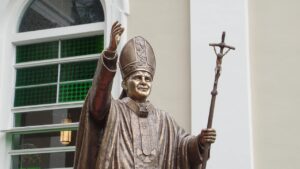 Pope Statue